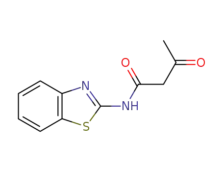 Molecular Structure of 4692-94-8 (N-(2-BENZOTHIAZOLYL)-ACETOACETAMIDE)