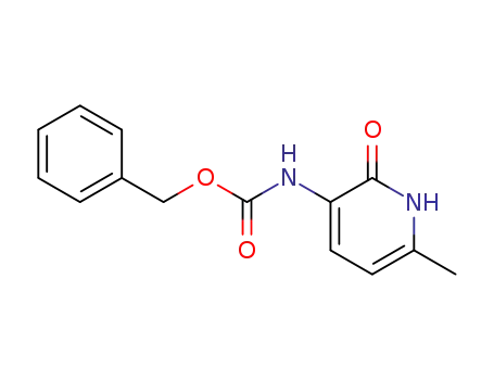 Molecular Structure of 147269-61-2 (3-Benzyloxycarbonylamino-6-methyl-2-pyridone)