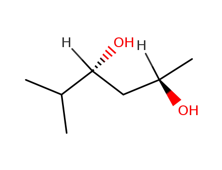 Molecular Structure of 36402-53-6 (2,4-Hexanediol, 5-methyl-, (2R,4R)-rel-)