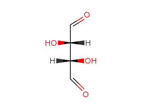 Molecular Structure of 58066-70-9 (Butanedial, 2,3-dihydroxy-, (2R,3S)-rel-)