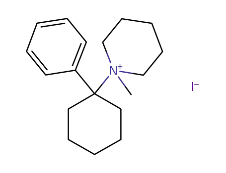 Molecular Structure of 7418-82-8 (phencyclidine methiodide)