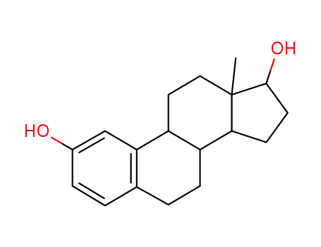 Molecular Structure of 2259-89-4 ((17beta)-estra-1,3,5(10)-triene-2,17-diol)