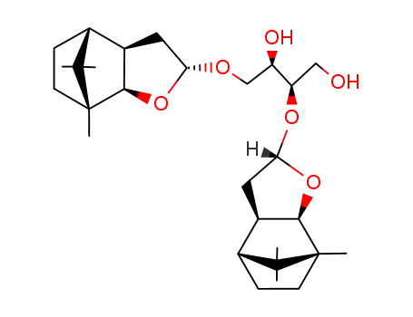 <2R-(2α(2R*(2'S*,3a'R*,4'R*,7'R*,7a'R*),3R*),3aα,4β,7β,7aα)>-2,4-Bis<(octahydro-7,8,8-trimethyl-4,7-methanobenzofuran-2-yl)oxy>-1,3-butandiol