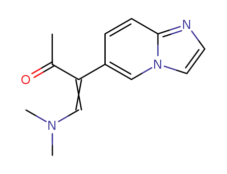 Molecular Structure of 106730-70-5 (3-Buten-2-one, 4-(dimethylamino)-3-imidazo[1,2-a]pyridin-6-yl-)
