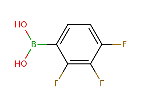 Molecular Structure of 226396-32-3 (2,3,4-Trifluorophenylboronic acid)