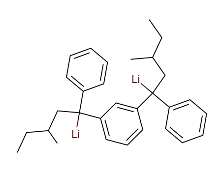 Lithium, (mu-(1,3-phenylenebis(3-methyl-1-phenylpentylidene)))di-