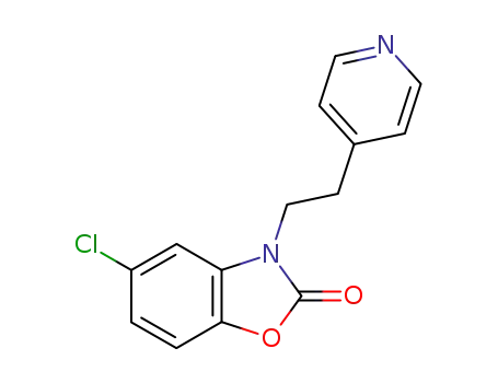 2(3H)-Benzoxazolone, 5-chloro-3-[2-(4-pyridinyl)ethyl]-