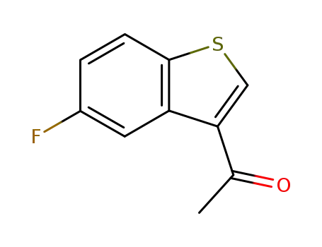Molecular Structure of 187658-19-1 (Ethanone,1-(5-fluorobenzo[b]thien-3-yl)-)