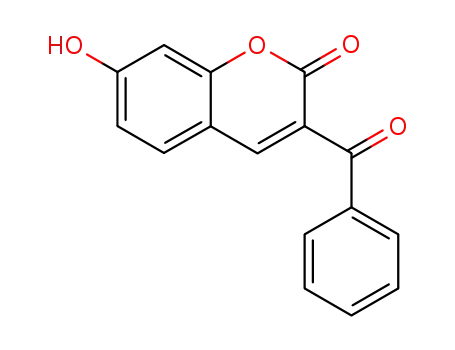 Molecular Structure of 19088-67-6 (3-Benzoyl-7-hydroxy-2H-chromen-2-one)