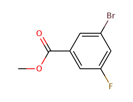 Molecular Structure of 334792-52-8 (METHYL 3-BROMO-5-FLUOROBENZOATE)