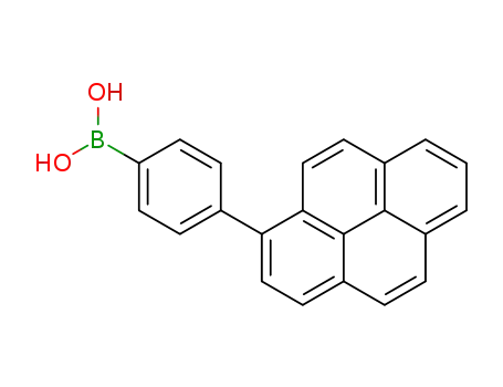 Molecular Structure of 872050-52-7 (4-(1-Pyrenyl)phenylboronic Acid)