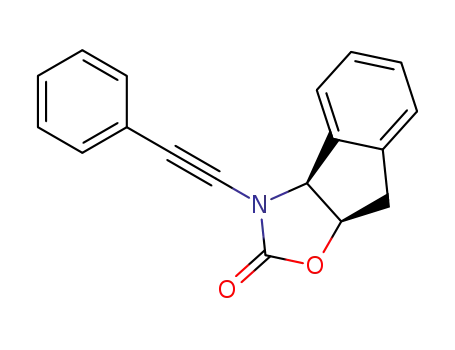 (3aS,8aR)-3p(phenylethynyl)-3,3a,8,8a-tetrahydro-2H-indeno[1,2-d]oxazol-2-one