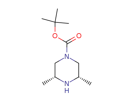 Molecular Structure of 129779-30-2 (1-BOC-3,5-DIMETHYL-PIPERAZINE)