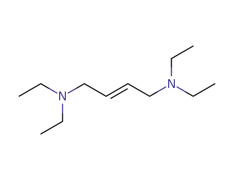 Molecular Structure of 105-17-9 ((E)-N,N,N',N'-tetraethyl-2-butene-1,4-diamine)