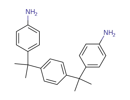 Molecular Structure of 2716-10-1 (ALPHA,ALPHA'-BIS(4-AMINOPHENYL)-1,4-DIISOPROPYLBENZENE)