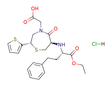Molecular Structure of 110221-44-8 (Temocapril hydrochloride)