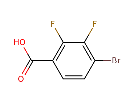 Molecular Structure of 194804-91-6 (4-BROMO-2,3-DIFLUOROBENZOIC ACID)