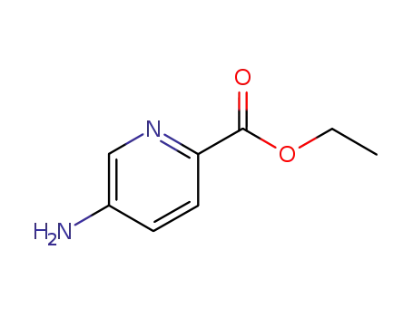Molecular Structure of 119830-47-6 (2-Pyridinecarboxylicacid,5-amino-,ethylester(9CI))