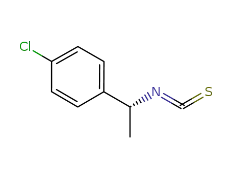 Molecular Structure of 737000-80-5 ((R)-(-)-1-(4-CHLOROPHENYL)ETHYL ISOTHIOCYANATE)