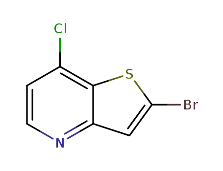 Molecular Structure of 225385-05-7 (2-Bromo-7-chloro-thieno[3...)