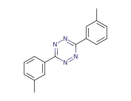 Molecular Structure of 58884-41-6 (1,2,4,5-Tetrazine, 3,6-bis(3-methylphenyl)-)