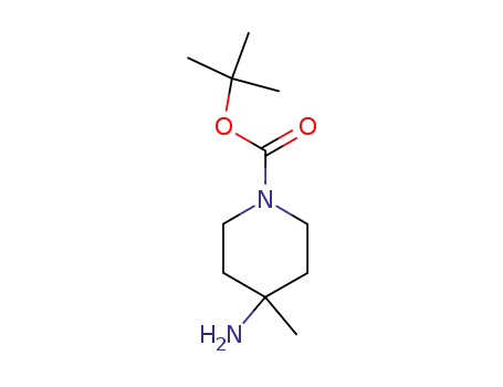 Molecular Structure of 343788-69-2 (4-AMINO-1-N-BUTOXYCARBONYL-4-METHYL-PIPERIDINE)