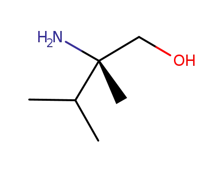 Molecular Structure of 956102-64-0 (S-2-AMINO-2,3-DIMETHYL-BUTAN-1-OL)