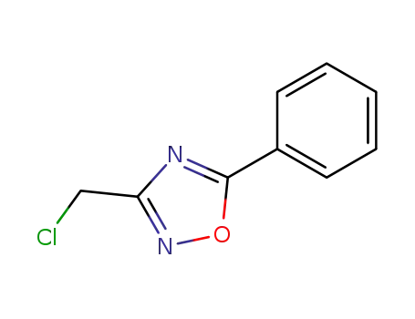 Molecular Structure of 1201-68-9 (3-(Chloromethyl)-5-phenyl-1,2,4-oxadiazole)