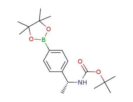 Carbamic acid,
[(1R)-1-[4-(4,4,5,5-tetramethyl-1,3,2-dioxaborolan-2-yl)phenyl]ethyl]-,
1,1-dimethylethyl ester(578729-05-2)