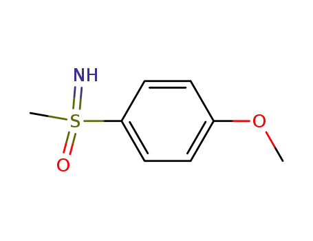 Molecular Structure of 77970-95-7 (S-METHYL-S-(4-METHOXYPHENYL) SULFOXIMINE)