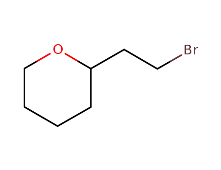 Molecular Structure of 77564-82-0 (2H-Pyran, 2-(2-bromoethyl)tetrahydro-)