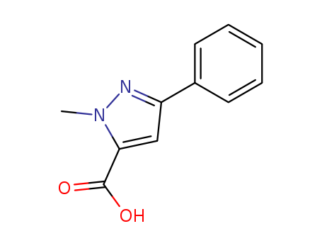 1-Methyl-3-phenyl-1H-pyrazole-5-carboxylic acid , 97%