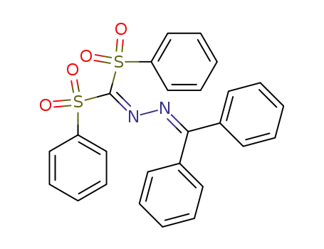 Molecular Structure of 1807-64-3 (Methanone, diphenyl-,[bis(phenylsulfonyl)methylene]hydrazone (9CI))