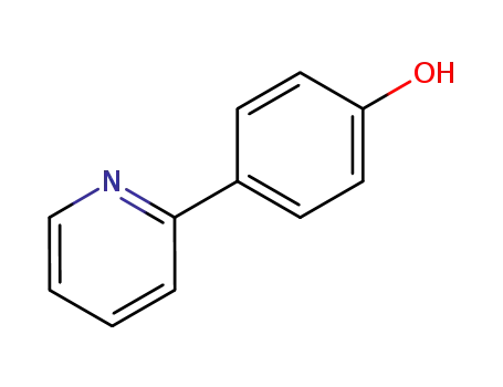Molecular Structure of 51035-40-6 (2-(4-Hydroxypenyl)pyridine)