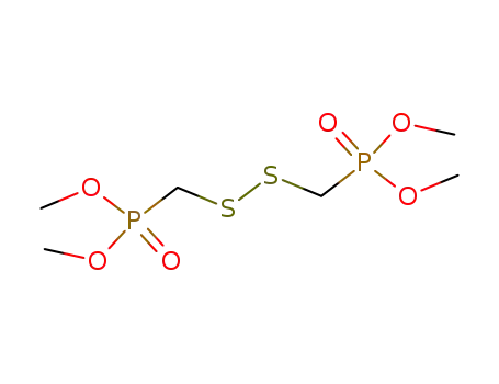 Molecular Structure of 32674-23-0 (PHOSPHONIC ACID, (DITHIODIMETHYLENE)-DI-, TETRAMETHYL ESTER			)