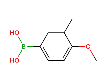Molecular Structure of 175883-62-2 (4-METHOXY-3-METHYLPHENYLBORONIC ACID)