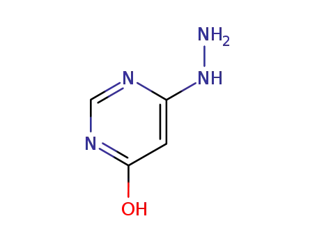 Molecular Structure of 29939-37-5 (4(1H)-Pyrimidinone, 6-hydrazino- (9CI))