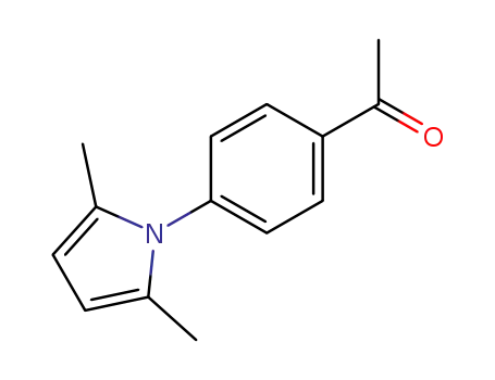 Molecular Structure of 83935-45-9 (N-(4-ACETYLPHENYL)-2,5-DIMETHYLPYRROLE)