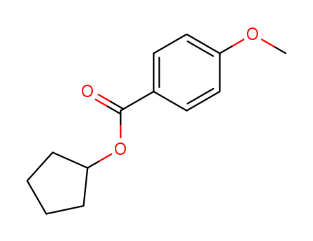 Benzoic acid,4-methoxy-, cyclopentyl ester