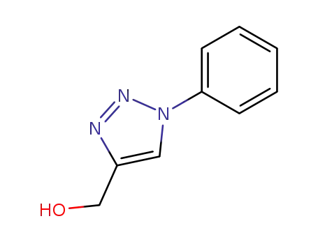 Molecular Structure of 103755-58-4 ((1-Phenyl-1H-1,2,3-triazol-4-yl)methanol)
