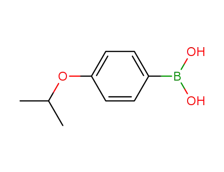 Molecular Structure of 153624-46-5 (4-Isopropoxylphenylboronic acid)