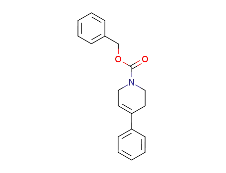 Molecular Structure of 161609-91-2 (1(2H)-Pyridinecarboxylic acid, 3,6-dihydro-4-phenyl-, phenylmethyl
ester)