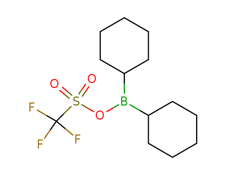 Methanesulfonic acid,1,1,1-trifluoro-, anhydride with B,B-dicyclohexylborinic acid