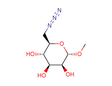 Molecular Structure of 66224-56-4 ((3S,5S)-2-AZIDOMETHYL-6-METHOXY-TETRAHYDRO-PYRAN-3,4,5-TRIOL)