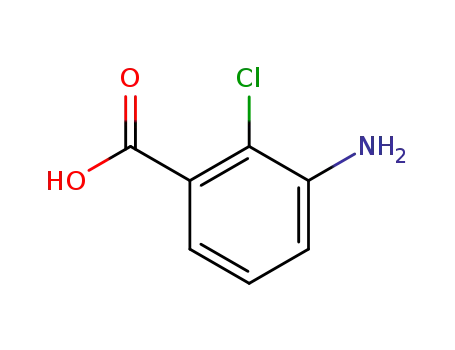 Molecular Structure of 108679-71-6 (3-AMINO-2-CHLOROBENZOIC ACID)