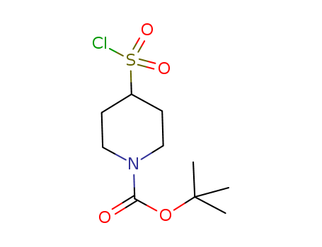 782501-25-1,4-CHLOROSULFONYL-PIPERIDINE-1-CARBOXYLIC ACID TERT-BUTYL ESTER,1-Boc-4-Chlorosulfonylpiperidine;tert-Butyl 4-(chlorosulfonyl)piperidine-1-carboxylate;