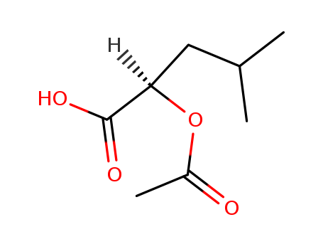 Pentanoic acid, 2-(acetyloxy)-4-methyl-, (R)-