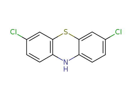 Molecular Structure of 1771-23-9 (10H-Phenothiazine, 3,7-dichloro-)