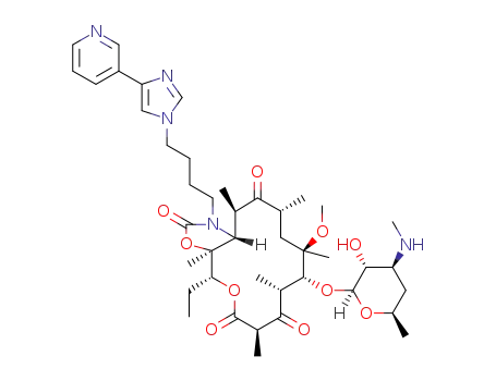 Molecular Structure of 255918-52-6 (3’-N-desmethyltelithromycin)