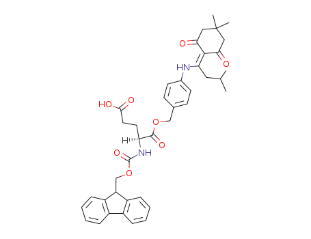 L-Glutamic acid,N-[(9H-fluoren-9-ylmethoxy)carbonyl]-,1-[[4-[[1-(4,4-dimethyl-2,6-dioxocyclohexylidene)-3-methylbutyl]amino]phenyl]methyl]ester